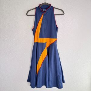 Elhoffer Dress Womens Large Marvelous Lightning Bolt Embiggen Cosplay Costume